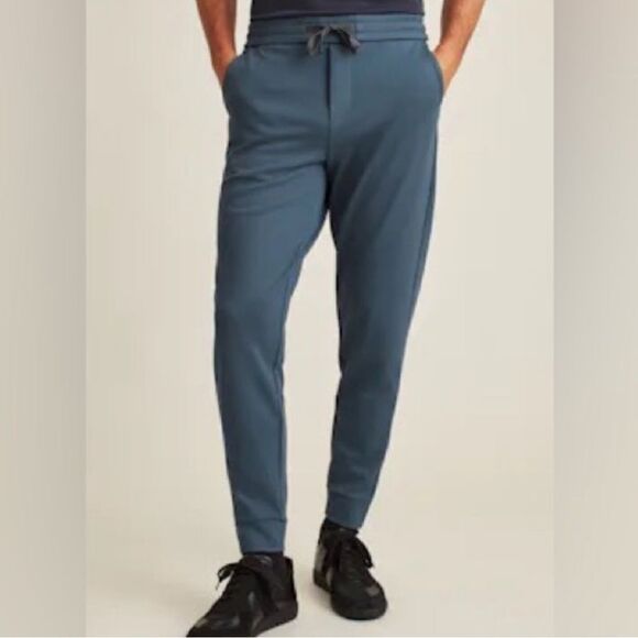 Bonobos The Homestretch Jogger Pants Teal Blue Large Short - Picture 2 of 9